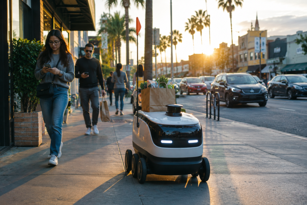 Delivery Robots Are Rapidly Changing Life in Los Angeles Delivery Robots